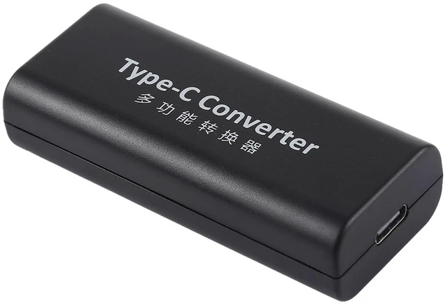 Main image of DC 5.5 x 2.1mm Power Jack Female to USB-C / Type C Female Power Connector Adapter with 30cm USB-C / Type C Cable