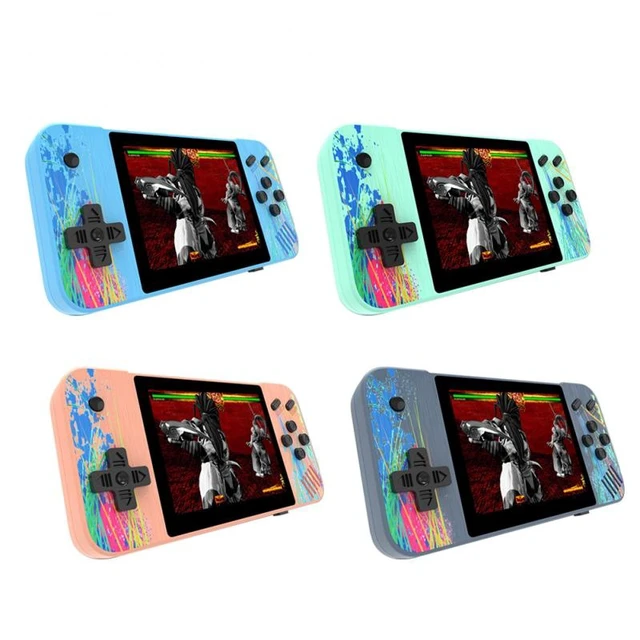 Main image of G3 Macaron 3.5 inch Screen Handheld Game Console Built-in 800 Games Single Player / Green (Green)
