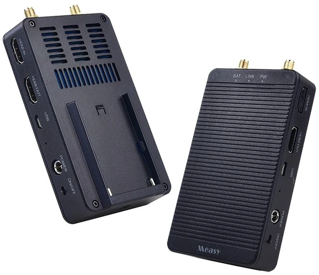 Alt view image 3 of 14 - Measy T1 4K HDMI 2.0 Wireless Audio Video Transmitter Receiver Extender Transmission System, Transmission Distance: 200m, EU Plug(Black) EU Plug (Black)