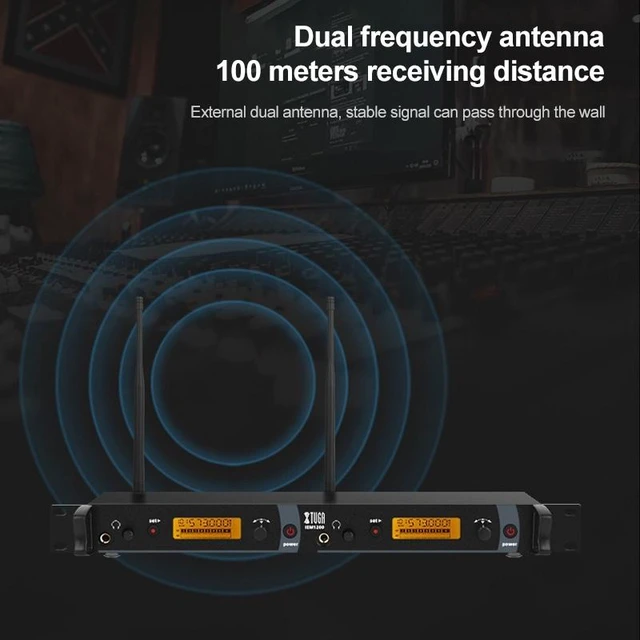 Alt view image 4 of 5 - XTUGA IEM1200 Wireless Receiver Bodypack Stage Singer Ear Monitor System