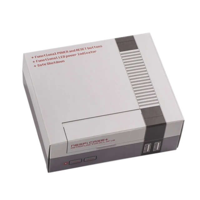 Alt view image 2 of 10 - Retroflag NESPi Case+ Game Console Box With LED Indicator For Raspberry Pi Retroflag NESPi Case+