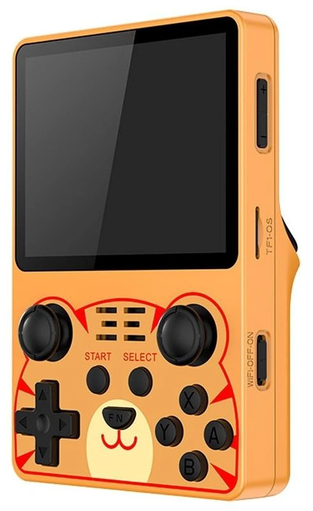 Main image of POWKIDDY RGB20S 3.5-Inch IPS Screen Retro Open Source Handheld Game Console 16GB+64GB 15,000 Games (Blue) Black