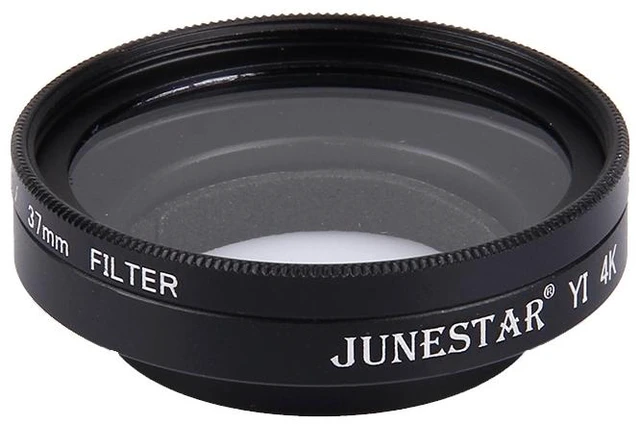 Main image of JUNESTAR for Xiaoyi Yi II 4K Sport Action Camera Proffesional 37mm UV Filter + Lens Protective Cap