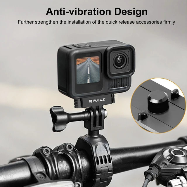 Alt view image 5 of 6 - For GoPro HERO13 Black PULUZ Magnetic Quick Release Base Mount (Black)