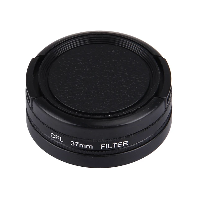 Alt view image 3 of 7 - JUNESTAR for Xiaoyi Yi II 4K Sport Action Camera Proffesional 37mm CPL Filter + Lens Protective Cap