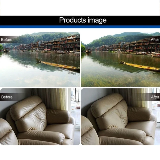 Alt view image 7 of 7 - JUNESTAR for Xiaoyi Yi II 4K Sport Action Camera Proffesional 37mm CPL Filter + Lens Protective Cap