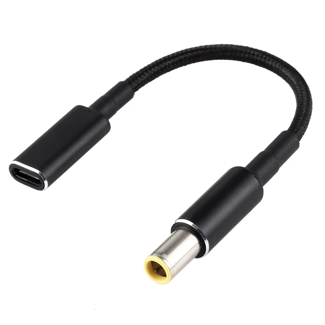Main image of PD 100W 18.5-20V 7.9 x 0.9mm to USB-C / Type-C Adapter Nylon Braid Cable