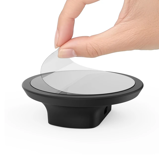 Alt view image 3 of 5 - For Insta360 X5 PULUZ Silicone Dock Desktop Adhesive Base Bracket (Black) (Black)