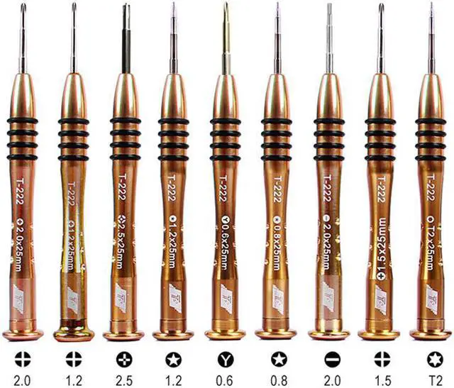 Main image of Kaisi T-222 9 in 1 Precision Screwdriver Professional Repair Opening Tool For Mobile Phone Tablet PC