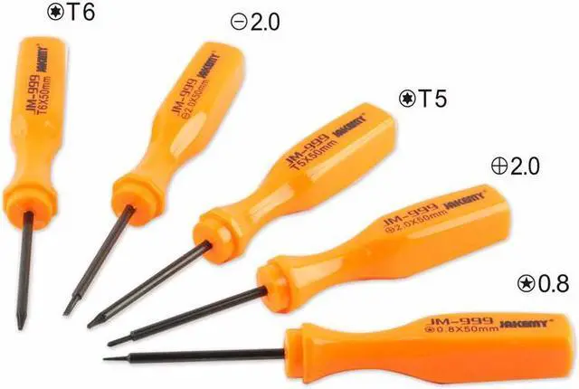 Alt view image 5 of 6 - JAKEMY JM-999 5 in 1 Precision Screwdriver Set Carbon Steel Repair Opening Tools Kit