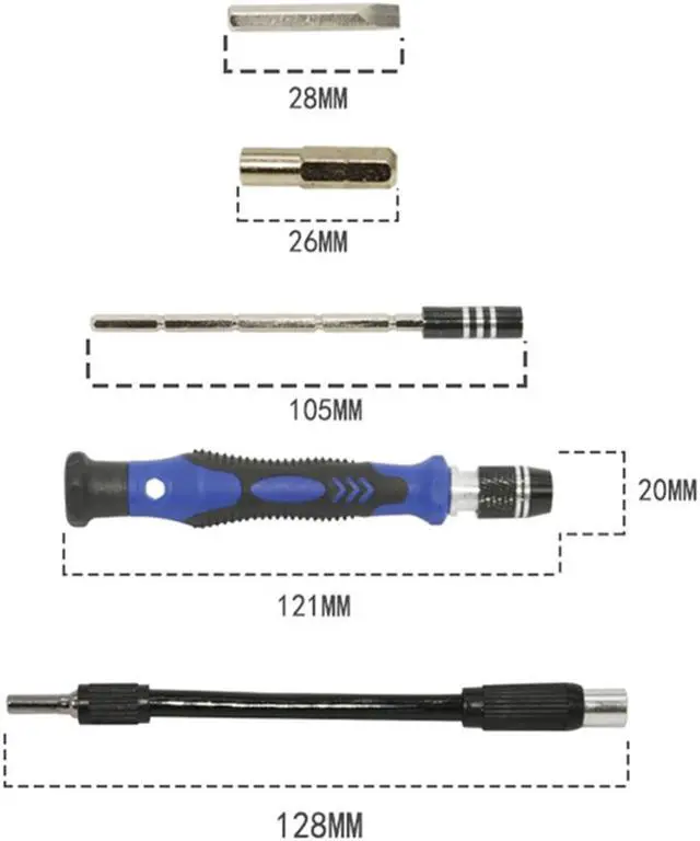 Alt view image 3 of 5 - B54bit 54 in 1 Professional Multi-functional Screwdriver Set