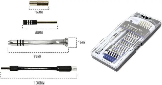 Alt view image 3 of 4 - A54bit 54 in 1 Professional Multi-functional Screwdriver Set