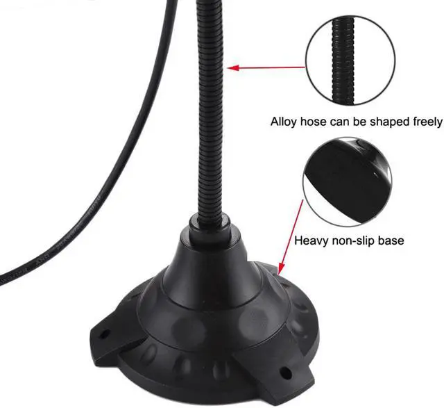 Alt view image 9 of 11 - 4.0 Mega Pixels USB 2.0 Driverless Desktop Laptop Camera / Webcam with Mic