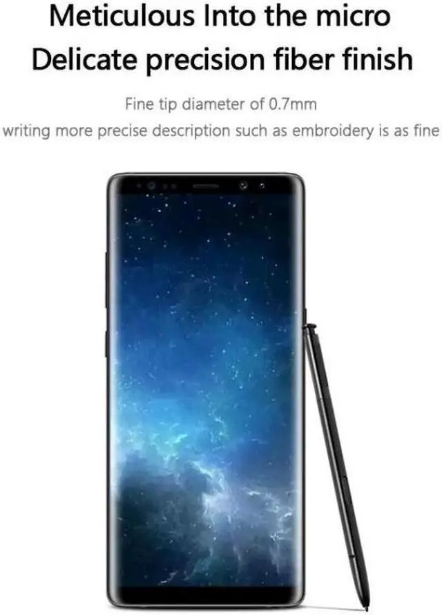 Alt view image 3 of 7 - For Galaxy Note 8 / N9500 Touch Stylus S Pen Black Pink Grey