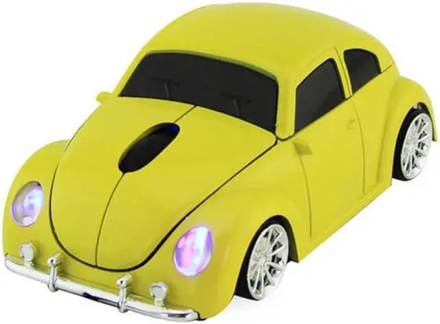 Alt view image 7 of 7 - CM0010B 1200 DPI 3-keys Car Shape Wireless Mouse (Red)