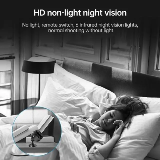 Alt view image 7 of 7 - A9 1080P WiFi Wireless Network Camera Wide-angle Recorder