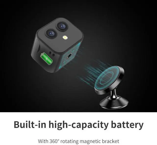 Alt view image 6 of 7 - D3 HD 4K Dual Lens Wifi Camera Mobile Phone Wireless Remote Two Way Intercourse Monitoring Camera