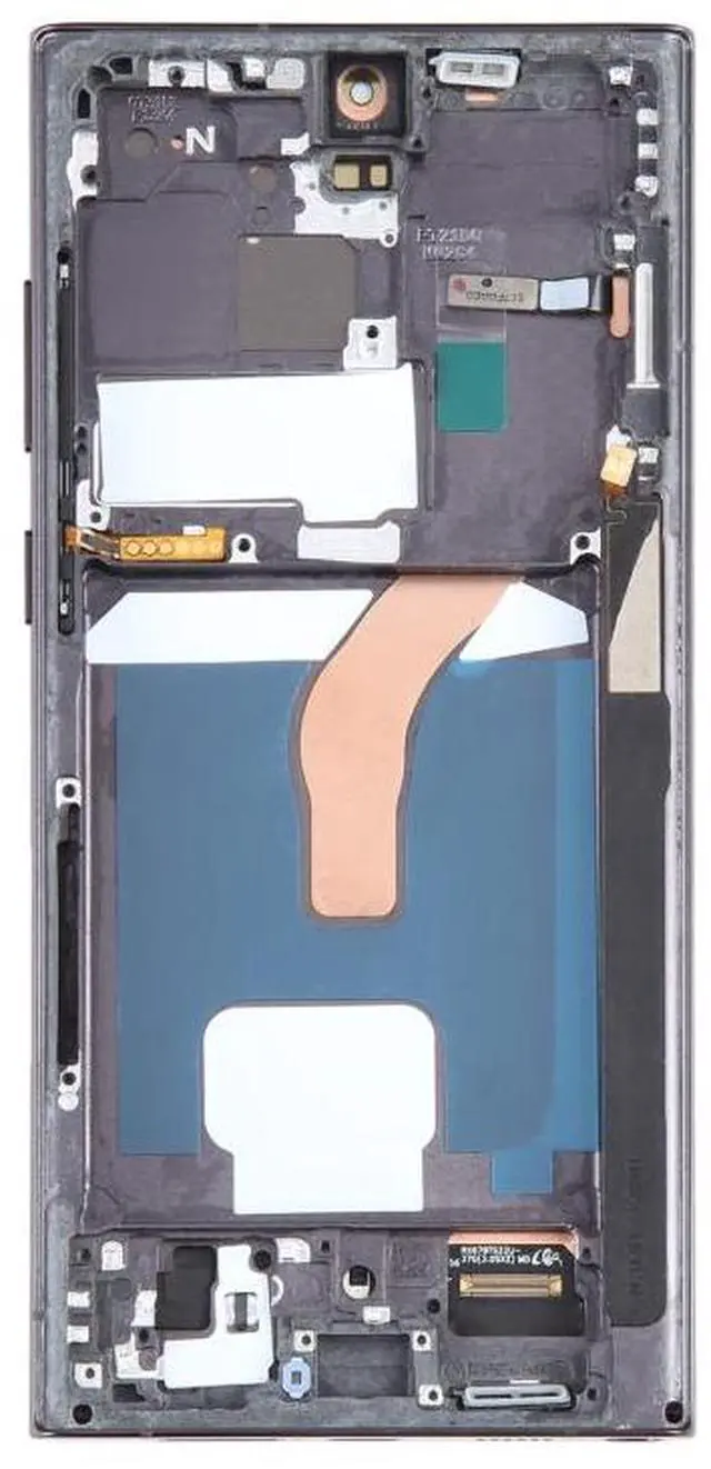 Alt view image 4 of 7 - For Samsung Galaxy S22 Ultra 5G SM-S908U US Edition 6.78 inch OLED LCD Screen Digitizer Full Assembly with Frame (Black)