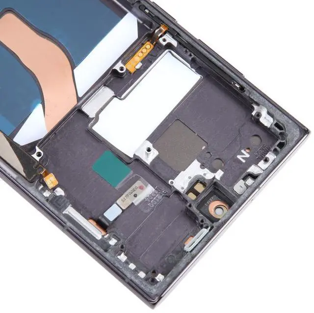 Alt view image 5 of 7 - For Samsung Galaxy S22 Ultra 5G SM-S908U US Edition 6.78 inch OLED LCD Screen Digitizer Full Assembly with Frame (Black)