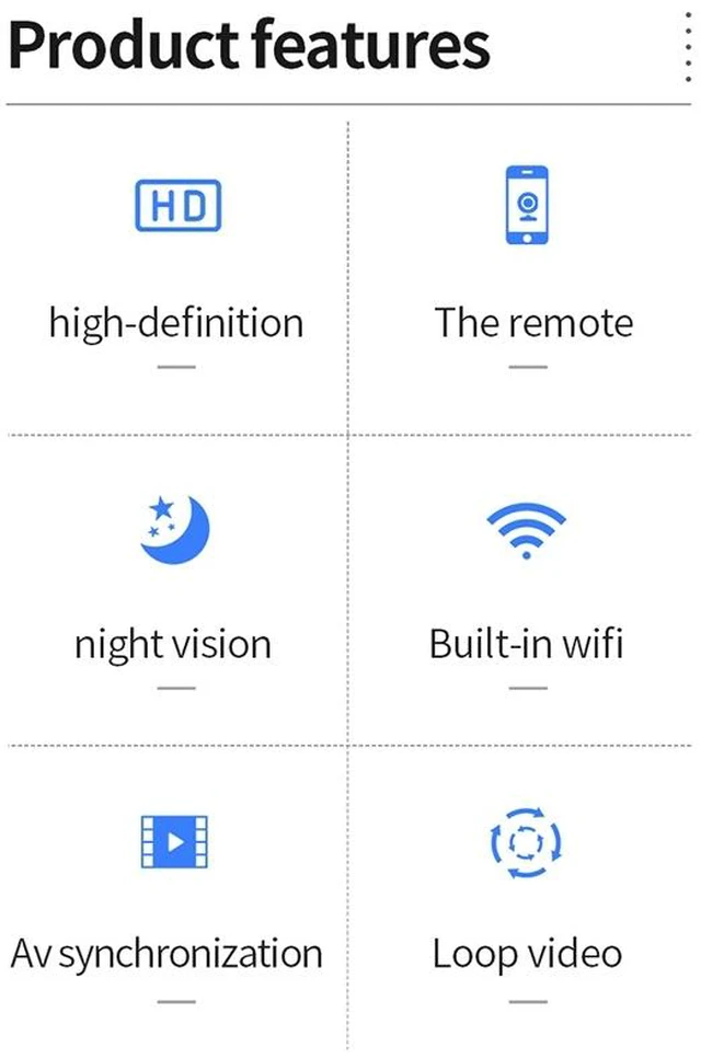 Alt view image 2 of 7 - X2 Smart HD Mini WiFi Camera Support Night Vision & Motion Detection & TF Card