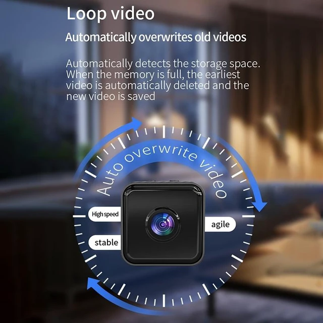 Alt view image 6 of 7 - X2 Smart HD Mini WiFi Camera Support Night Vision & Motion Detection & TF Card