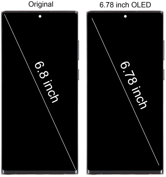 Main image of For Samsung Galaxy S22 Ultra 5G SM-S908U US Edition 6.78 inch OLED LCD Screen Digitizer Full Assembly with Frame (Black)