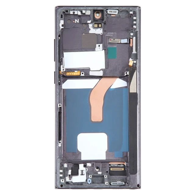 Alt view image 3 of 6 - For Samsung Galaxy S22 Ultra 5G SM-S908U US Edition 6.78 inch OLED LCD Screen Digitizer Full Assembly with Frame (Black)