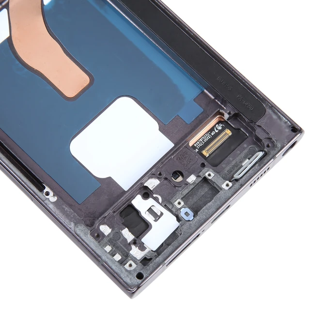 Alt view image 5 of 6 - For Samsung Galaxy S22 Ultra 5G SM-S908U US Edition 6.78 inch OLED LCD Screen Digitizer Full Assembly with Frame (Black)
