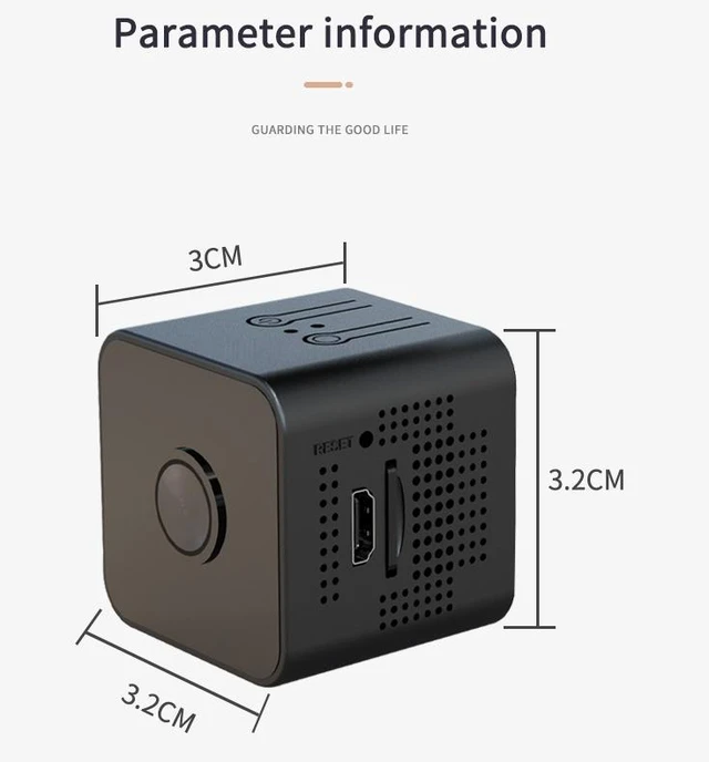 Alt view image 4 of 7 - X1 1080P Small Cube Mini HD WiFi Camera, Support Infrared Night Vision & Motion Detection