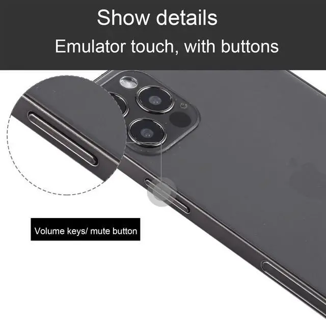 Alt view image 2 of 6 - Non-Working Dummy Fake Color Screen iPhone 12 Pro Max  Display Model   (6.7 inch) (Grey)