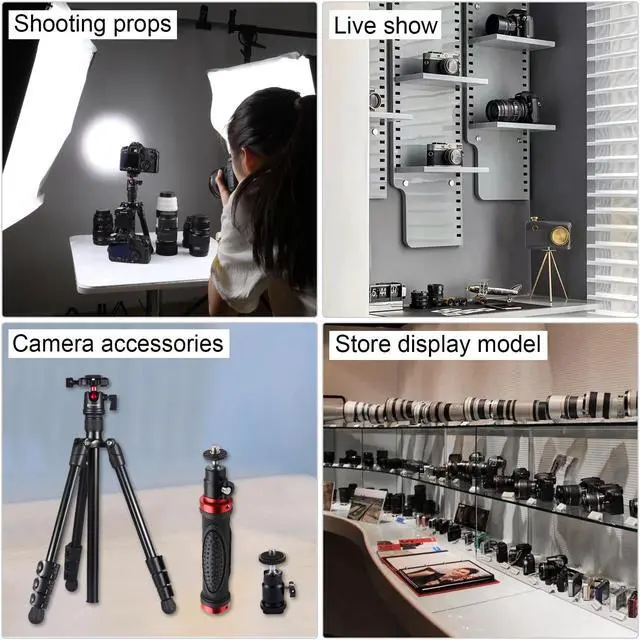 Alt view image 5 of 6 - For Canon EOS 5DSR Non-Working Fake Dummy DSLR Camera Model Photo Studio Props with Strap