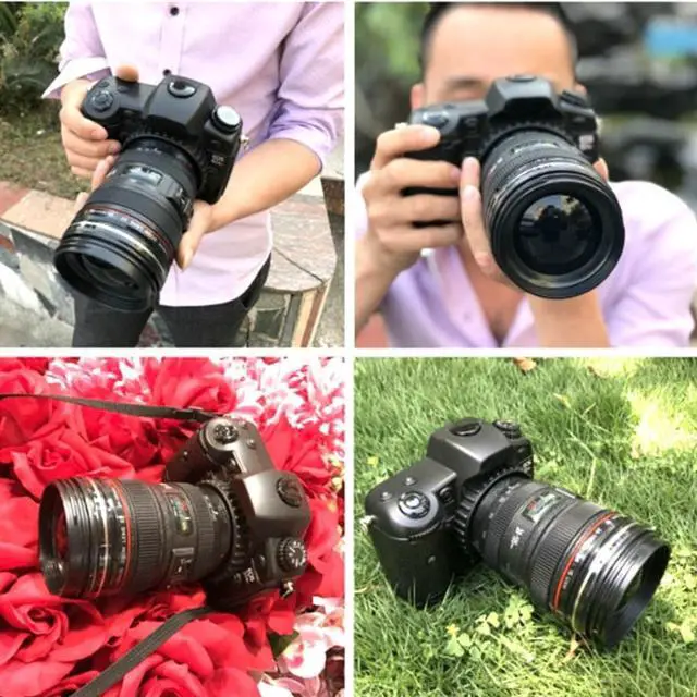 Alt view image 6 of 6 - For Canon EOS 5DSR Non-Working Fake Dummy DSLR Camera Model Photo Studio Props with Strap