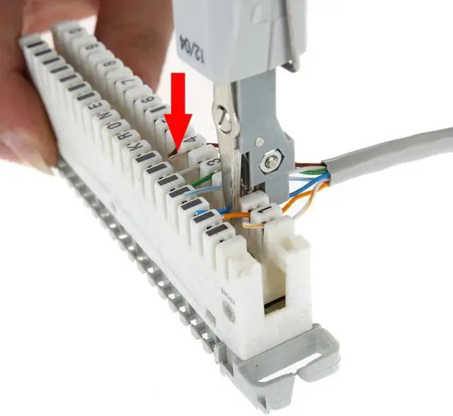 Alt view image 7 of 7 - Krone Lsa-plus Telecom Phone Wire Cable tester tracker RJ11 RJ45 Punch Down Network Tool Kit Pliers Crimper Grey 18cm Long