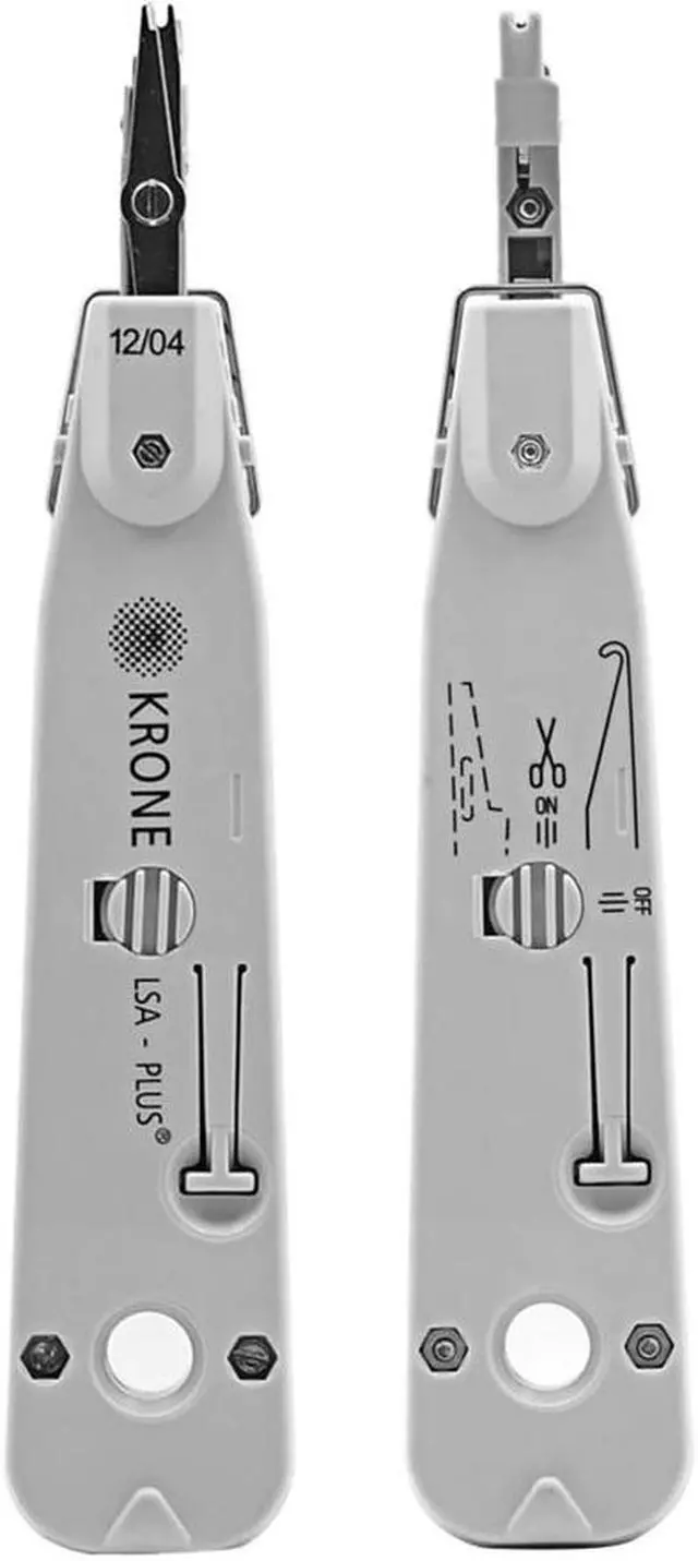 Alt view image 3 of 7 - Krone Lsa-plus Telecom Phone Wire Cable tester tracker RJ11 RJ45 Punch Down Network Tool Kit Pliers crimper Blue 18cm Long