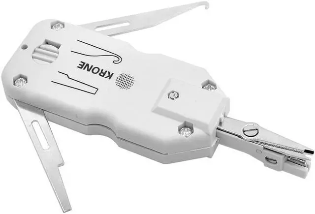 Alt view image 2 of 7 - Krone Lsa-plus Telecom Phone Wire Cable tester tracker RJ11 RJ45 Punch Down Network Tool Kit Pliers crimper Grey 12cm Classic Short