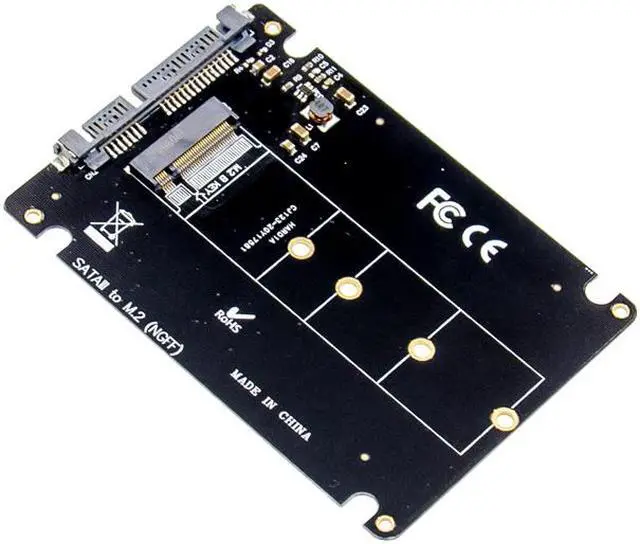 Main image of SATA3.0 ? to M.2 NGFF B KEY SSD NVMe adapter Card 6Gbps