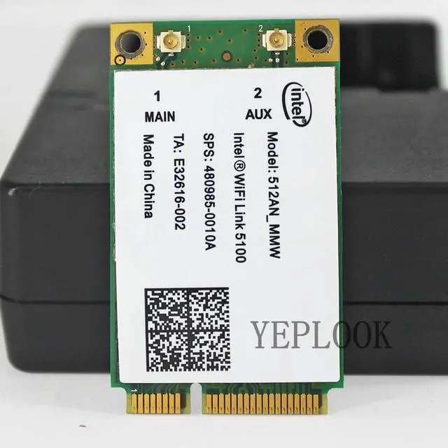 Alt view image 4 of 5 - 5100 512AN MMW 300Mbps Wireless PCI-E Wifi Dual band 2.4G/5Ghz 802.11N for Laptops General Edition WIFI CARD WLAN Card