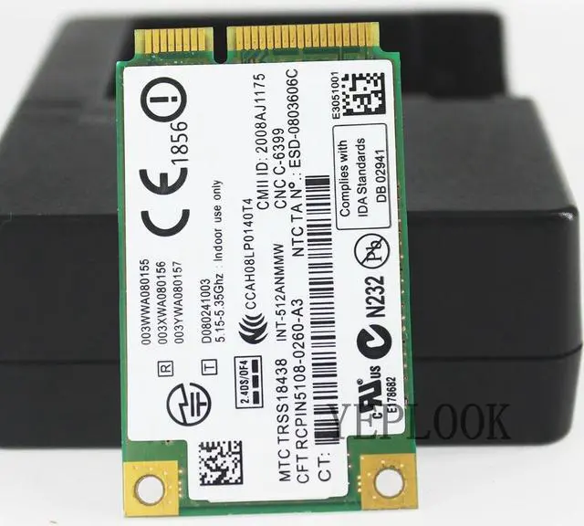 Alt view image 5 of 5 - 5100 512AN MMW 300Mbps Wireless PCI-E Wifi Dual band 2.4G/5Ghz 802.11N for Laptops General Edition WIFI CARD WLAN Card