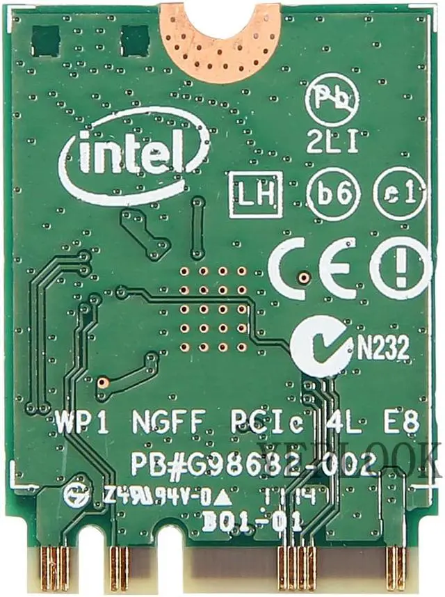 Alt view image 3 of 5 - 7260AC Wireless-AC 7260 7260NGW Dual band 2.4G/5G NGFF M.2 2x2 802.11ac 867Mbps Wifi + Bluetooth BT 4.0 Wlan WiFi Network Card