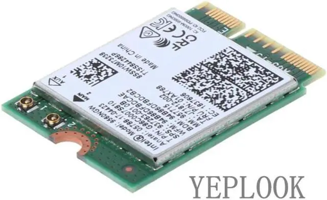 Alt view image 2 of 4 - Wireless-AC 9560 9560NGW 9560AC 1730Mbps Wi-Fi+BT 5.0 Dual Band 2.4G/5Ghz 802.11ac 2x2 NGFF key E M.2: CNVio Wireless Network Card