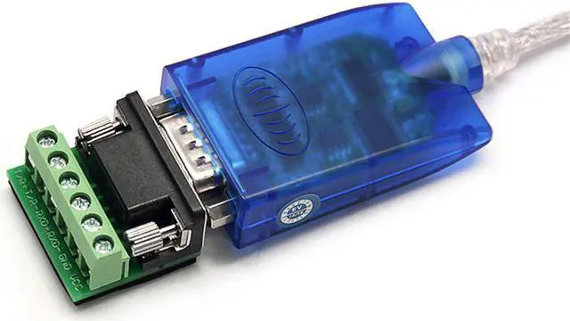 Alt view image 4 of 8 - UTEK UT-890A USB to RS485/422 Serial Cable Shielded Industrial Data Lines Bidirectional Anti-surge Cable 1.5M FTDI-FT232+SP213