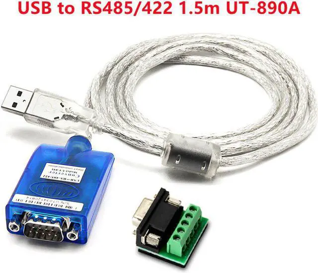 Main image of UTEK UT-890A USB to RS485/422 Serial Cable Shielded Industrial Data Lines Bidirectional Anti-surge Cable 1.5M FTDI-FT232+SP213