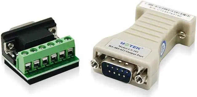 Alt view image 4 of 7 - UTEK UT-203A RS232 to RS485/422 DB9 Connector Passive Converter Switch with 6Pin Terminal Block Transmission Distance 1.2K