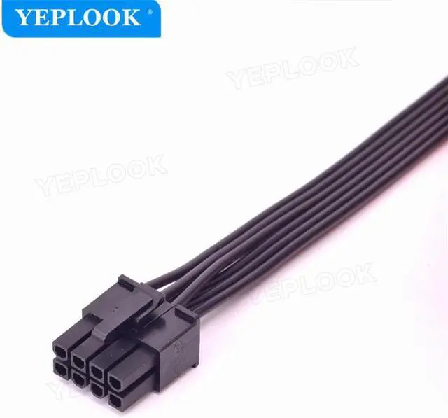 Alt view image 6 of 6 - PCIe 8Pin to Dual 8Pin 6+2Pin Cable GPU PSU Splitter Cable 60+20cm For Corsair CX-M Series CX850M CX750M CX600M CX500M CX430M