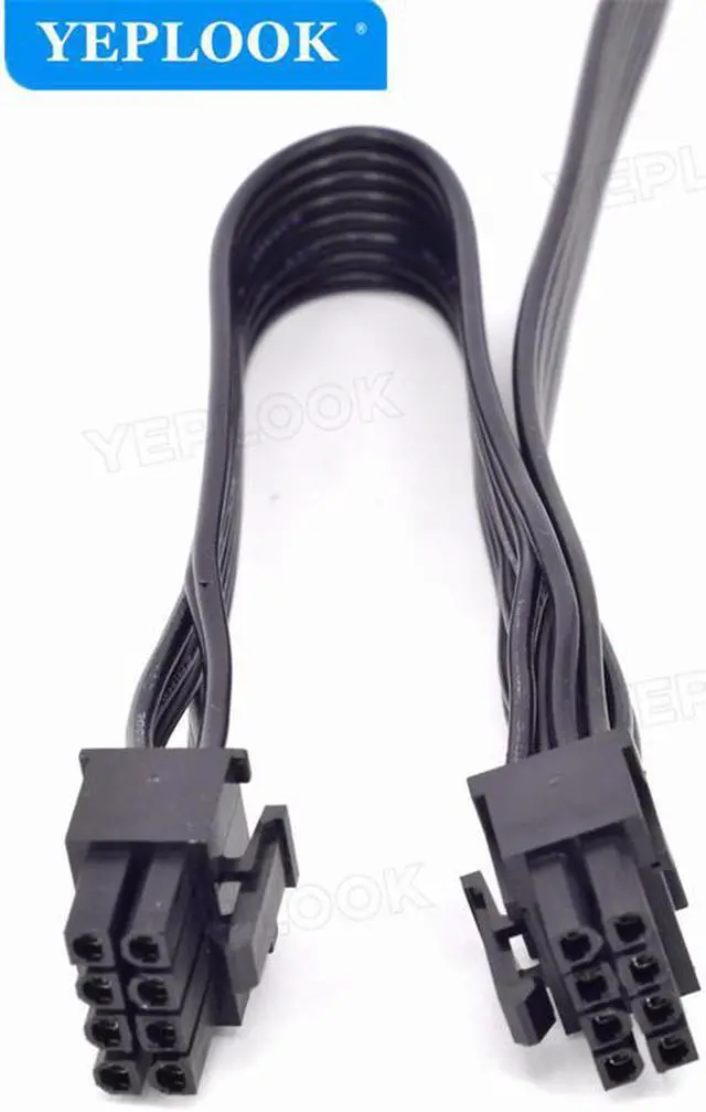 Alt view image 5 of 6 - PCIe 8Pin to Dual 8Pin 6+2Pin Cable GPU PSU Splitter Cable 60+20cm For Corsair CX-M Series CX850M CX750M CX600M CX500M CX430M