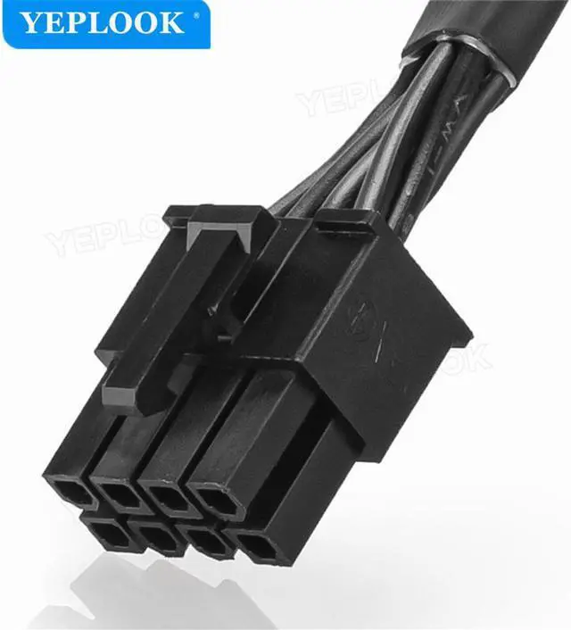 Alt view image 5 of 6 - PCIe 8Pin to Dual 8Pin 6+2Pin Cable GPU PSU Splitter Meshed Net 18AWG For Corsair CX-M Series CX850M CX750M CX600M CX500M CX430M
