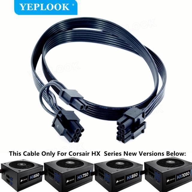 PCIe 8Pin to 8Pin 6+2Pin GPU Power Supply Cable For Corsair Series Semi Modular Unit PSU New Version HX1050 HX850 HX750 HX650 Internal Power Cables - Newegg.com