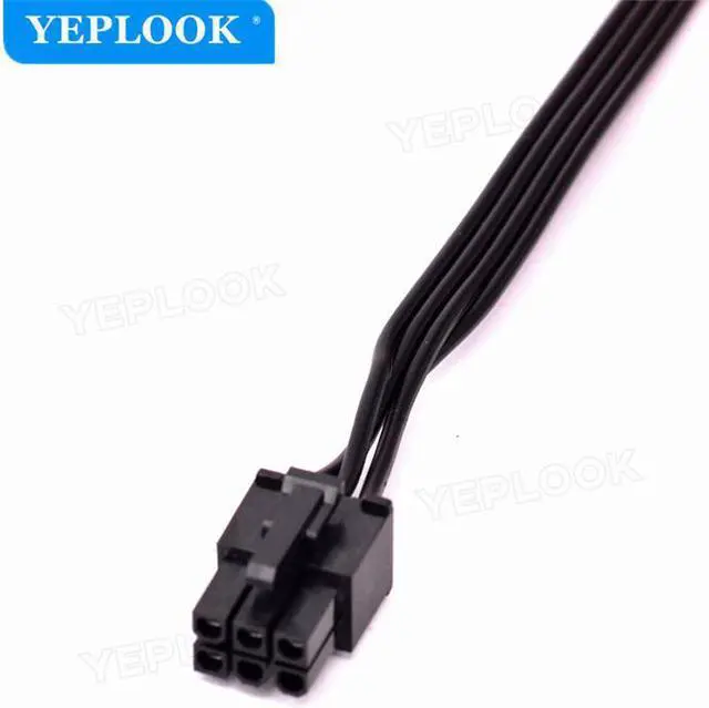 Alt view image 5 of 8 - PCIe 6Pin to 3 SATA 15Pin SSD Power Supply Cable For Corsair HX Series HX750 HX850 HX1000 HX1200 Full Modular Power Supply Unit