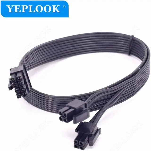 Alt view image 4 of 6 - CPU 8Pin to 8Pin (4+4Pin) Modular Power Supply Cable For Corsair AX760i/AX860i/AX1200i/AX1500i AXi Series Full Modular PSU 60CM