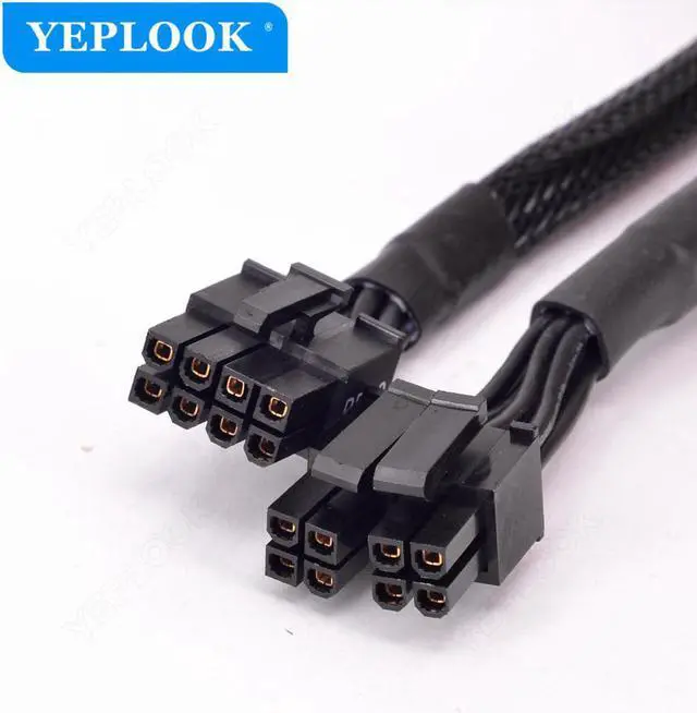 Alt view image 5 of 6 - CPU 8Pin to 8Pin (4+4Pin) Power Supply Cable Sleeved 12V 18AWG 60CM For Seasonic FOCUS PLUS GOLD/Platinum/PX/GX/SGX 1000W, 850W, 750W, 650W, 550W, 450W